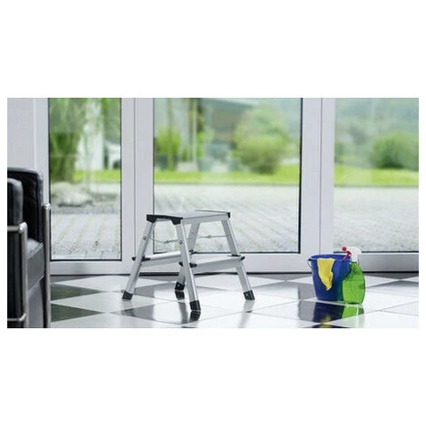 Hailo - Escabeau Tabouret Pliant 2 X 2 Marches - L90 STEP-KE – Image 5