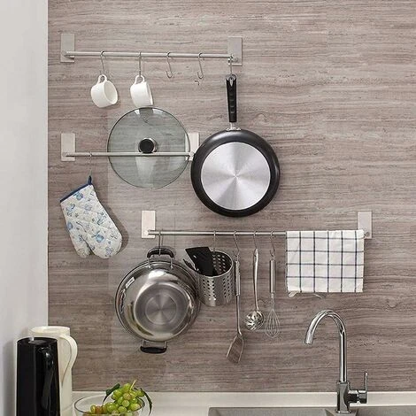 TRIP Lot De 20 Crochets De Suspension Robustes En Forme De S De 6 Cm Pour Cuisine, Salle De Bain, Chambre Et Bureau – Image 4