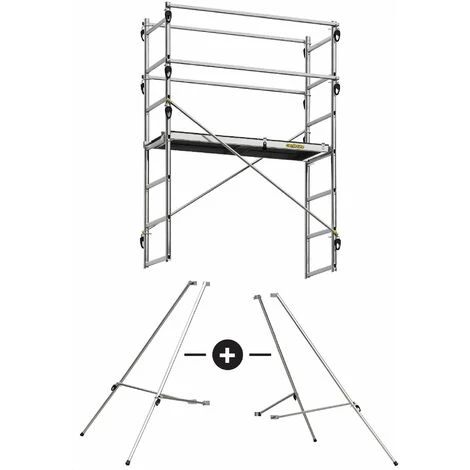KIT Réhausse Pour échafaudage TEK'UP Ou QUAD UP EVOLUTION, Pour Travail Jusqu'à 6m70