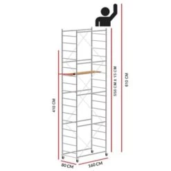 Ăchafaudage JOLLY 160 (Hauteur De Travail 6,10 M)