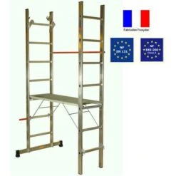Escalux - Echafaudage Echelle Aluminium 6 Fonctions En 1 C: 150 Kg - HEXALUX 90