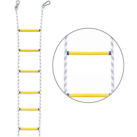 Échelle De Corde D'évacuation D'urgence Portable échelle Multifonctionnelle D'évacuation Sécurité Incendie - 3M – Image 2