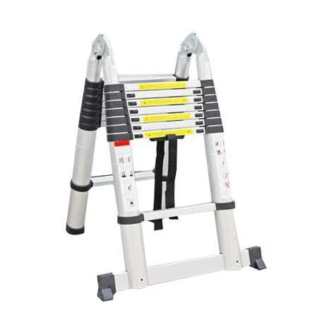 Varan Motors - DLT708B Echelle Télescopique Multi-fonctions En Alu De 5.00m, 16 échelons – Image 2