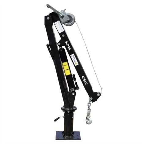 Grue De Levage Pick Up Capacité De 900 Kg & Treuil Charger Décharger Socle Solide – Image 2