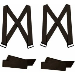 Sangle Demenagement, Sangles De Déménagement Jusqu'à 360kg, Sangle De Levage Aide Au Déménagement Pour Piano Et Transporter Meuble Lourd, Sangle Portage Noire Fontainebleau 2 Harnais + 2 Sangles