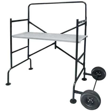 Echafaudage Pliant De Jardin, Hauteur De Travail 2.88 M â Image 2