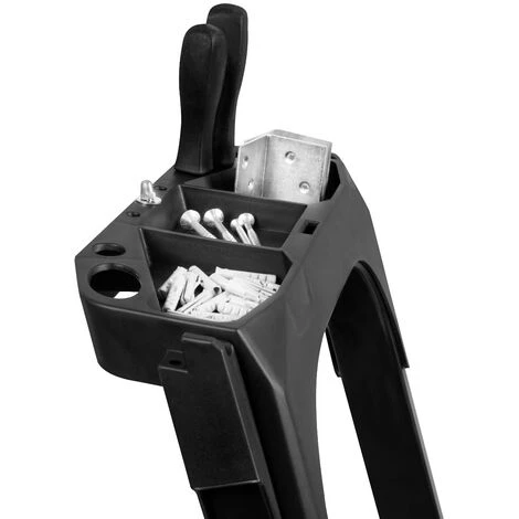 Escabeau Pliant PRO En Aluminium - 4 Marches Antidérapantes - Capacité Max. 150kg – Image 3