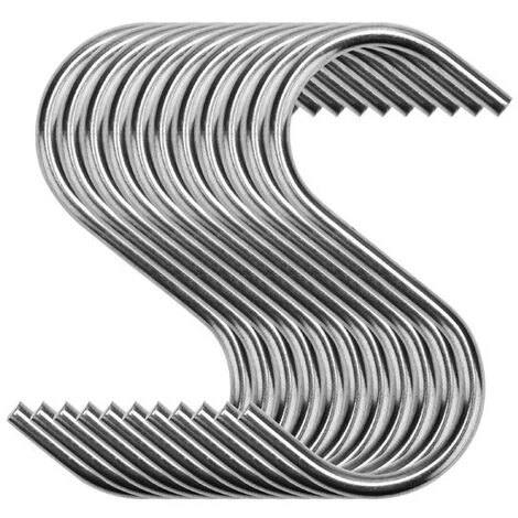 Lot De 20 De Crochets En Forme De S Pour Cuisine, Salle De Bain, Chambre à Coucher Et Bureau