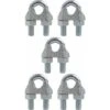 5x Serre Câble étrier 3mm 1/8 Acier Universel U Clip A = 10mm, B = 20mm, Filetage M4