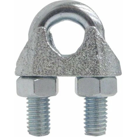 1x Serre Câble étrier 22mm Acier Universel U Clip A = 37mm, B = 85mm, Filetage M14