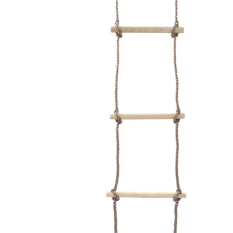 INLIFE Chelle De Corde Pour Enfants 290 Cm Bois – Image 4