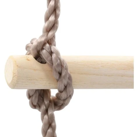 INLIFE Chelle De Corde Pour Enfants 290 Cm Bois – Image 5