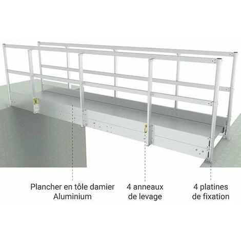 Plateforme De Franchissement - Longueur Utile 2.50m Et Largeur 0.78m - PLFF250D – Image 3