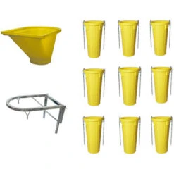 Goulottes Ă Gravats - Kit Complet - Longueur 10 MĂštres - LOT10GDE