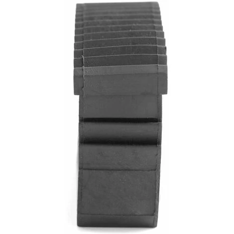 Lot De 2 Pieds D'escalier Universels En Caoutchouc, Pied D'échelle Antidérapant Pieds De Rechange Pour Echelle Pieds De Sécurité Durable Noir – Image 4