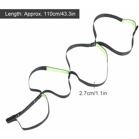 Escalade Aider Pied Ascendeur Boucle Escalade Corde Corde échelle Sangle Pour Escalade Sauvetage Alpinisme Rocher(4 étapes)Ephé – Image 2