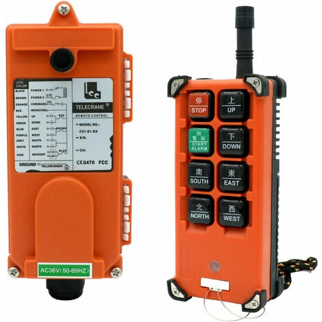 F21-e1b DC12-72v Commutateur De Télécommande Industrielle Grue Grue Contrôleur Ascenseur Télécommande Un Envoyer Un Recevoir Cisea – Image 2