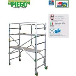 Échafaudage Complet Alu FACAL Hauteur De Travail 2.80m 2 Tables + Sacoche - PIEGO