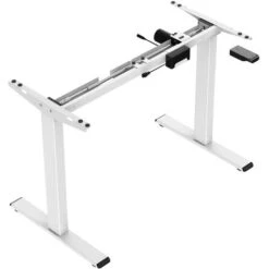 SpeaKa Professional Plateforme De Travail Assis/debout SP-SDF-502 SP-10349248 (l X H X P) 1040 X 710 X 600 Mm Blanc