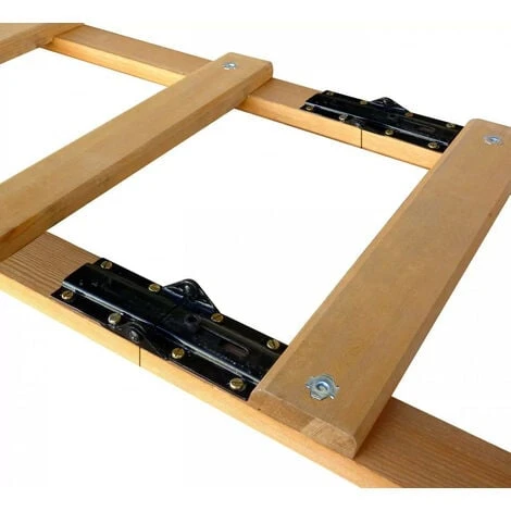 Outifrance– Échelle Couvreur En Bois Pliante 16 échelons 4 M (2 X 2 M) – Image 2