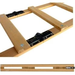 Outifrance - Ăchelle Couvreur En Bois Pliante 24 Ă©chelons 6 M (2 X 3 M)