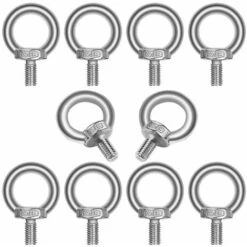 Accessoire De Levage,Lot De 10 Boulons à œil M8 En Acier Inoxydable 304 - Anneau De Levage
