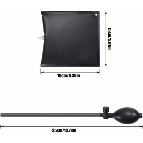 LYCXAMES -- Alignement Pompe à Air Coussin Cale De Pompe à Air Pour Voiture Cale De Pompe à Cale Pneumatique Sac Gonflable De Levage Pour L'Installation De Fenêtre Et La Réparation Automobile (2 Pièce – Image 2