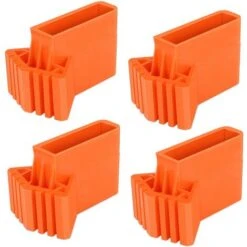 4 Pièces Couvre-Pieds D'échelle,Pieds D'escalier Antidérapants Pour Escaliers Revêtements En Caoutchouc Antidérapants, Coussin De Protection D'échelle Pour échelles Télescopiques,etc