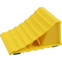 Cale De Roue Pour Voiture SUV - Antidérapant - Avec Poignée Triangulaire - Jaune