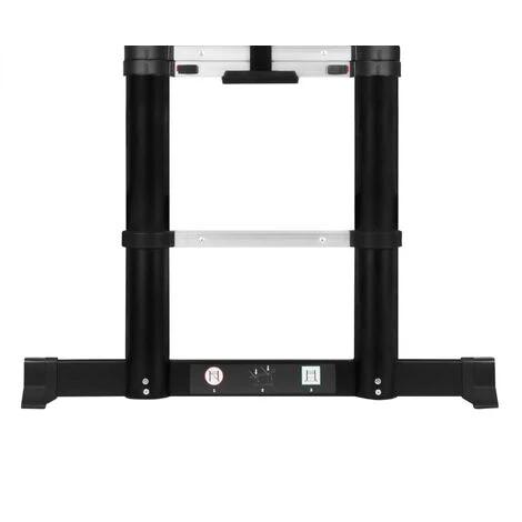 VONROC PRO Échelle Télescopique - 3,20 M - Nouveau Modèle 2023 Fermeture En Douceur Et Barre De Stabilisation – Image 3