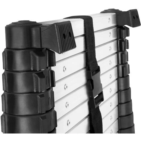 VONROC PRO Échelle Télescopique- 3,80 M - Nouveau Modèle 2023 Fermeture En Douceur Et Barre De Stabilisation – Image 2