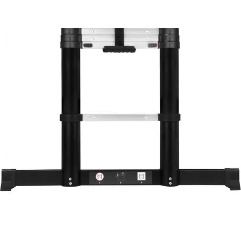 VONROC PRO Échelle Télescopique- 3,80 M - Nouveau Modèle 2023 Fermeture En Douceur Et Barre De Stabilisation – Image 3