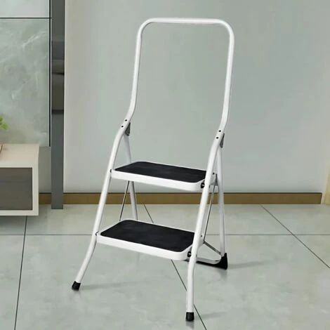 Marchepied Acier 2 Marches Larges Sécurité – Image 2