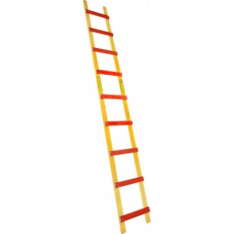 Centaure Echelle De Toit Bois - Ecartement 33 Cm - Lg 4m00