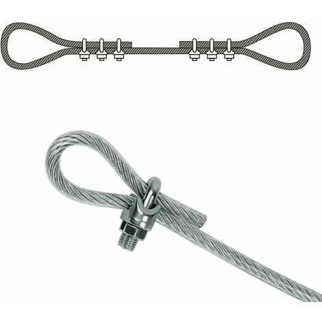 Lot De 16 Serre-câbles M6 En Acier Inoxydable 304 – Image 3