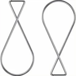 YOIURT Lot De 100 Crochets De Plafond Clip En Forme De T Figure 8 Squeeze Hanger Clip Clip De Plafond