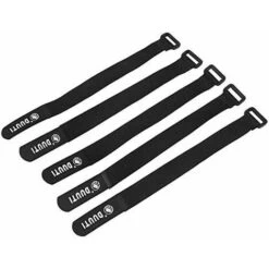 Lot De 5 Sangles De Fixation Réglables En Nylon Pour Vélo Noir