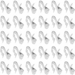 50Pcs Clips De Fil Métallique Pour Remorque Remorque Cadre De Câble Pince Pour Panneau Solaire Sunrunner Solaire Photovoltaïque Clips De Câble