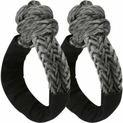 Manille SoupleCorde De Manille Tout-terrain Souple 2 Pièces, Manille De Récupération Souple Avec Manchon De Protection Manilles Souples