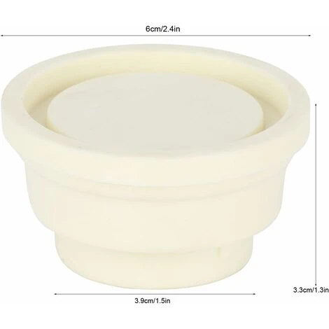 Pare-chocs En Caoutchouc Pour échelle De Piscine, Remplacement Sûr De 2 Pièces Pour échelle De Piscine, Facile à Installer, Fabrication Exquise, Ensemble De Pare-chocs Pour échelle De Piscine (blanc) – Image 2