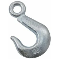 Crochet Universel De Levage De Charge Jusqu'à 250kg Avec œillet De Fixation Ø 12,5mm En Acier Galvanisé Chaîne Câble Accroche Lien Treuil Anneau