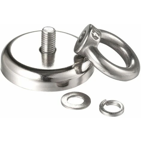 32mm Aimant Puissant 30kg Force De Traction Aimant Puissant Rond Magnétique Néodyme 5 Packs – Image 3