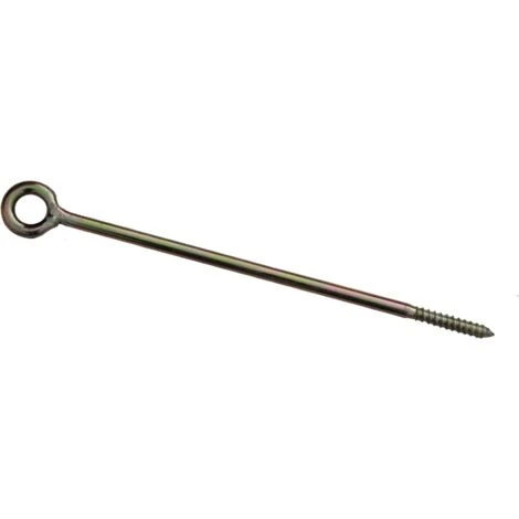 Crochet D'ancrage Ou Piton Diamètre 12mm 350 - Lot De 10 Pièces Acier 350mm