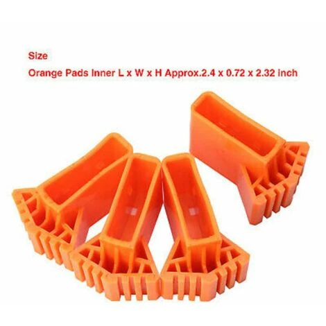 Lot De 4 Patins Antidérapants Pour échelle, échelle, En Caoutchouc, échelles, Coussins, échelles, échelles De Construction, échelles Télescopiques, échelles à Chevrons – Image 2