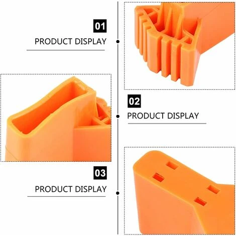 Lot De 4 Patins Antidérapants Pour échelle, échelle, En Caoutchouc, échelles, Coussins, échelles, échelles De Construction, échelles Télescopiques, échelles à Chevrons – Image 5