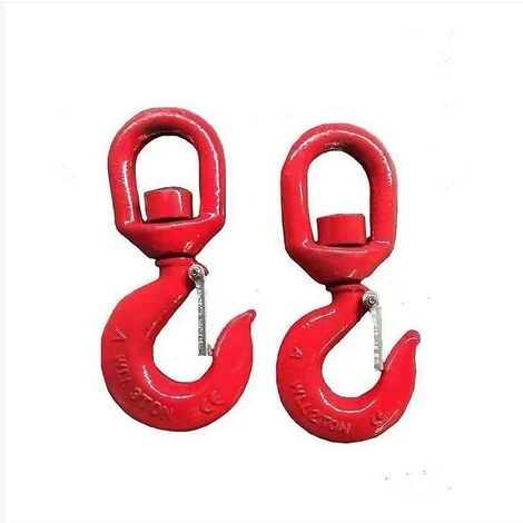 Crochet En Acier Crochet De Sécurité Rotatif Universel Crochet Rotatif Crochet De Chargement Universel à 360 Degrés Grue En Acier Allié G80 – Image 4