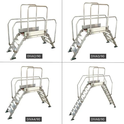 Saut De Loup - Plateforme De 90x53cm - Hauteur De Travail Max 2.68m - DIVA2/90 â Image 3