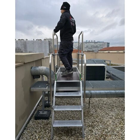 Saut De Loup - Plateforme De 90x53cm - Hauteur De Travail Max 2.68m - DIVA2/90 â Image 4