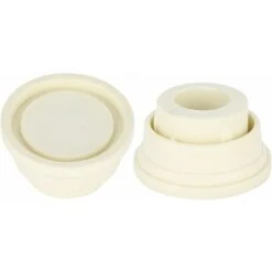 Pare-chocs En Caoutchouc Pour échelle De Piscine, Remplacement Sûr De 2 Pièces Pour échelle De Piscine, Facile à Installer, Fabrication Exquise, Ensemble De Pare-chocs Pour échelle De Piscine (blanc)