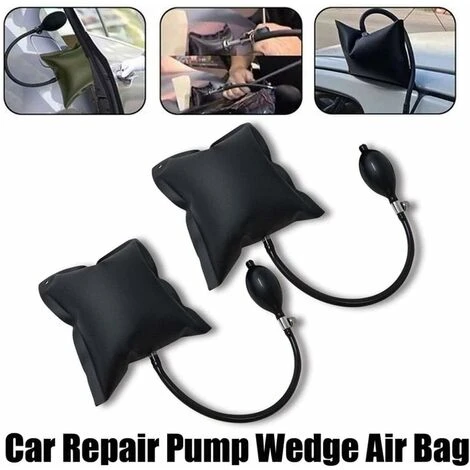 LITZEE Cale Pour Roue Alignement Pompe à Air Coussin Cale De Pompe à Air Pour Voiture Cale De Pompe à Cale Pneumatique Sac Gonflable De Levage Pour L'Installation De Fenêtre Et La Réparation Automobil – Image 5